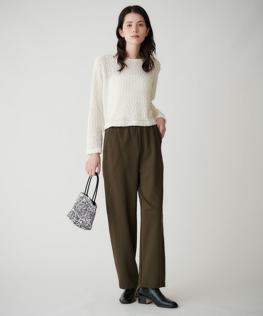 ポコポコレースカットソートップス