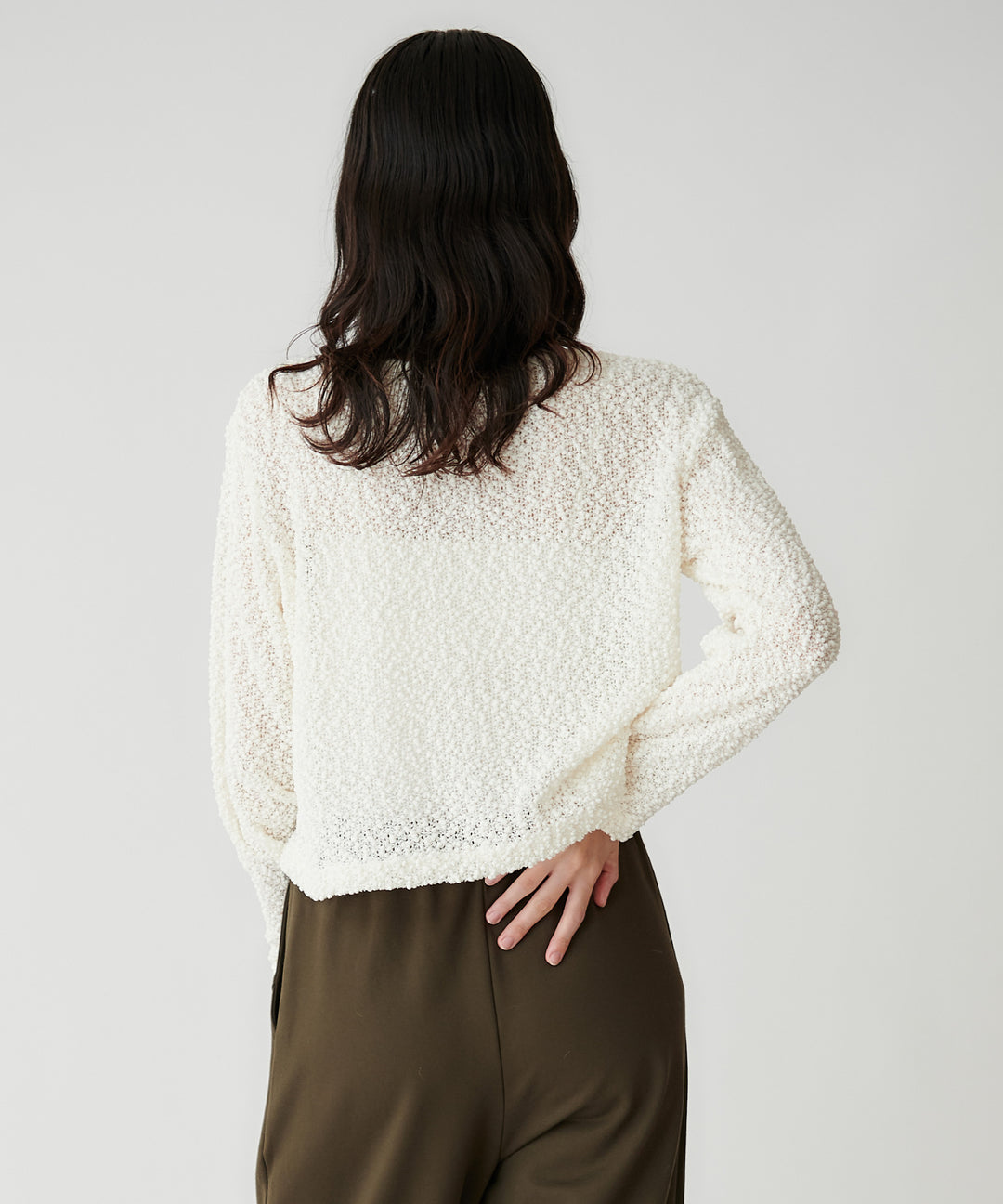 ポコポコレースカットソートップス