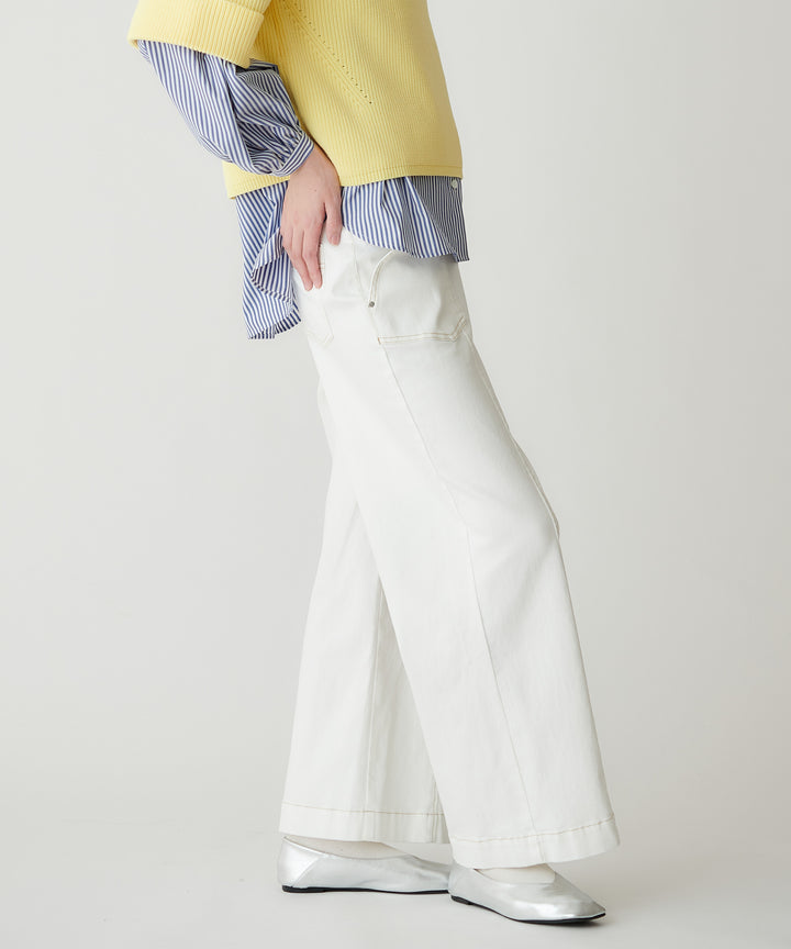 ワイドデニムパンツ