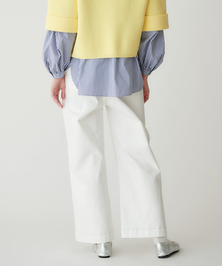 ワイドデニムパンツ