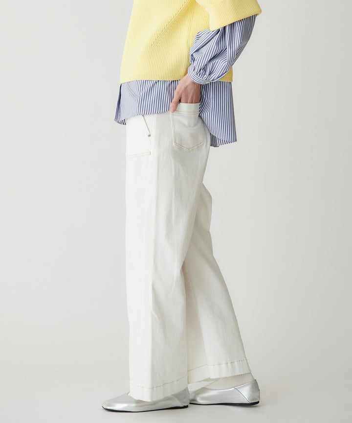 ワイドデニムパンツ