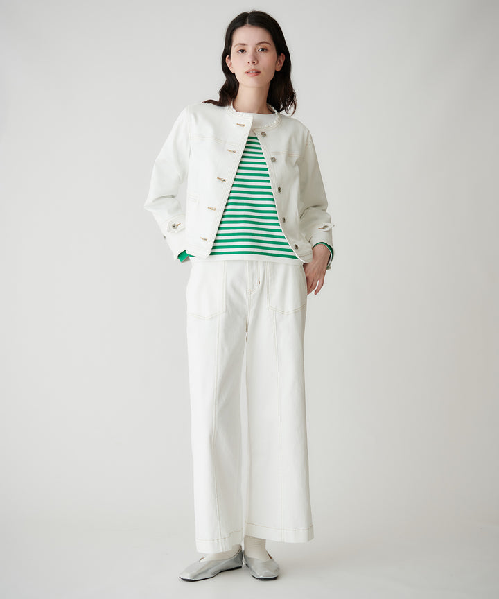 ワイドデニムパンツ