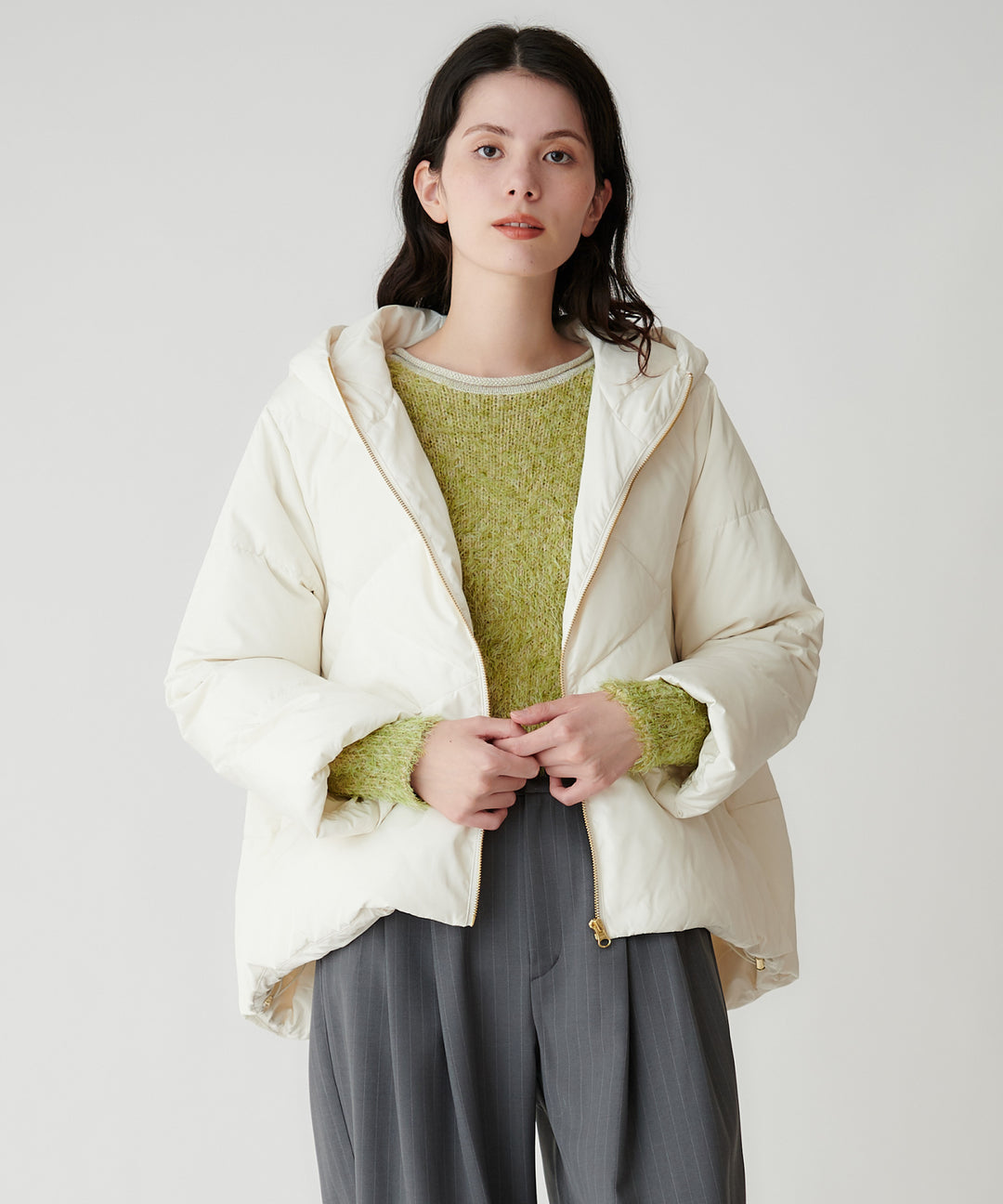 モデル H：172cm / 38 / ホワイト