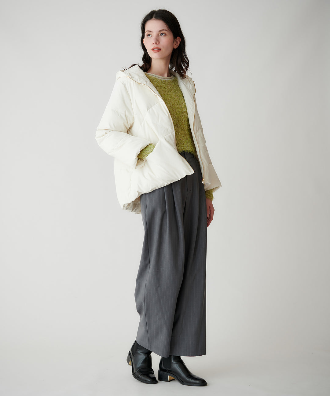 テンダークロスフードダウン