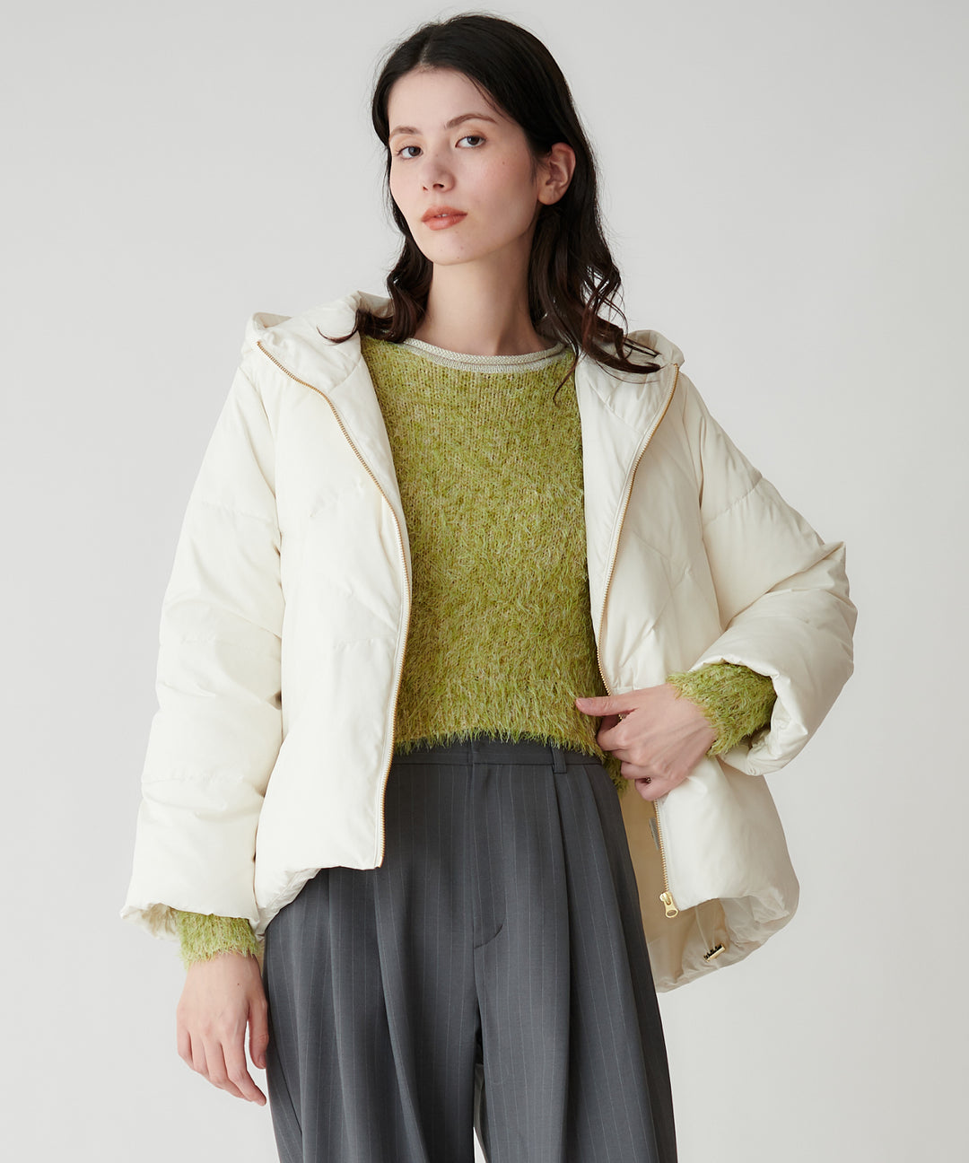 テンダークロスフードダウン