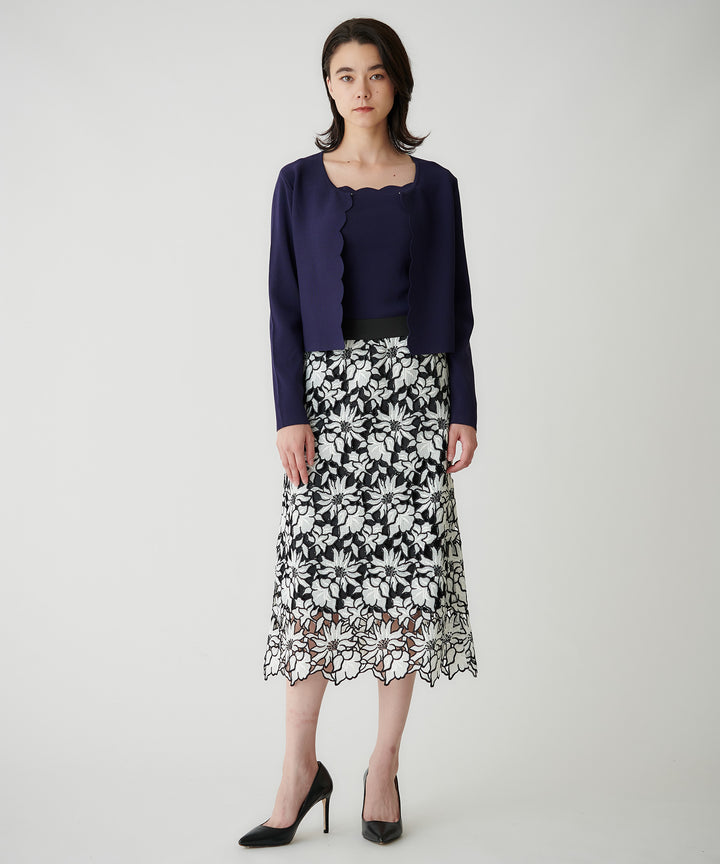 ケミカルレースタイトスカート