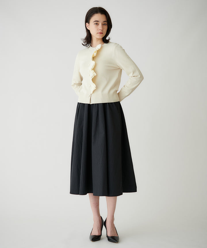 フリルデザインカーディガン