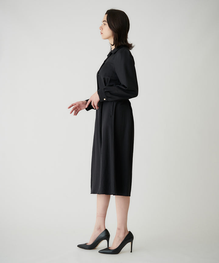 クラシカルシャツワンピース