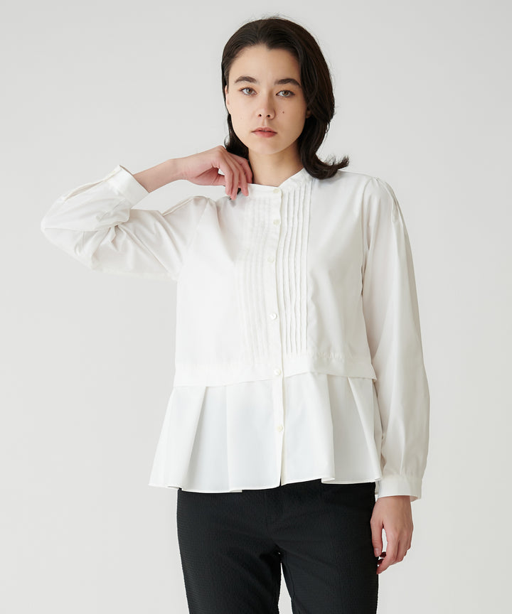 モデル H：172cm / 38 / オフホワイト