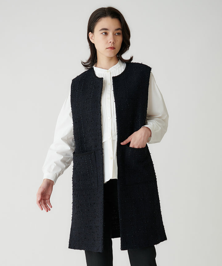 モデル H：172cm / 38 / ネイビー