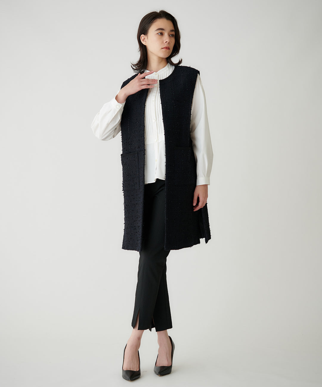 BEATRICEオリジナルツィードロングジレ