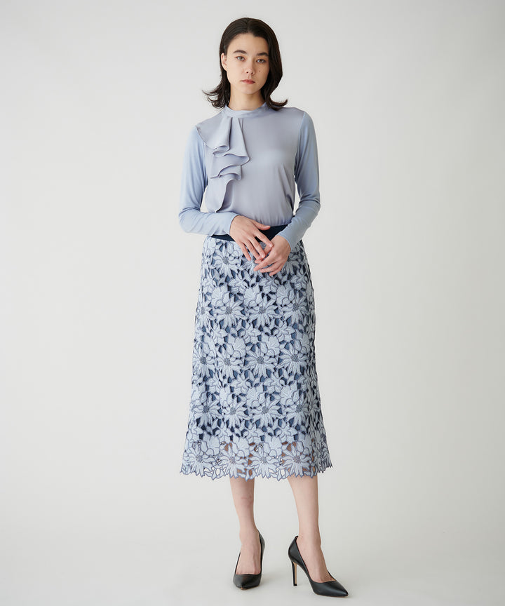 ケミカルレースタイトスカート