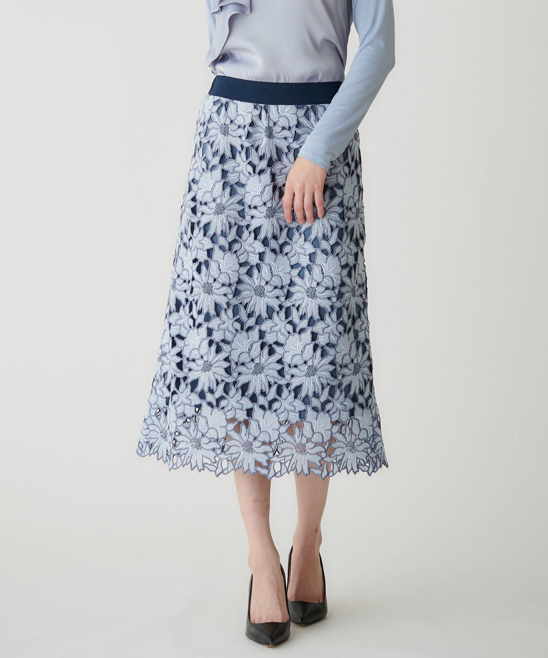 ケミカルレースタイトスカート