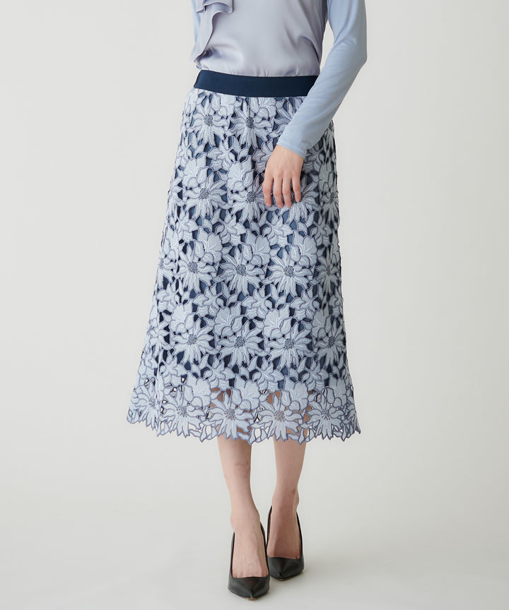 ケミカルレースタイトスカート