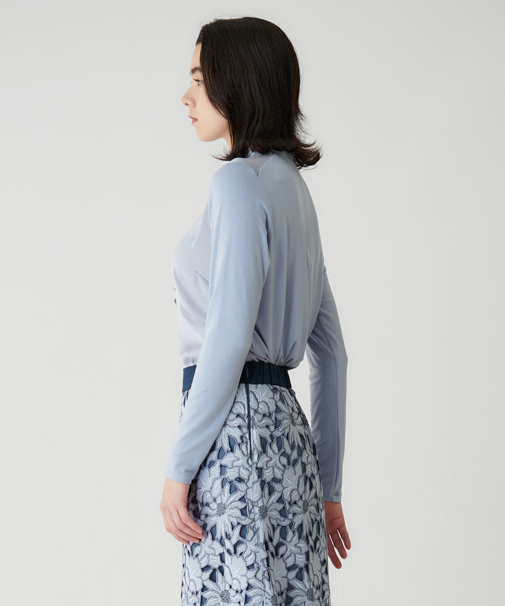 ラッフルデザインカットソー