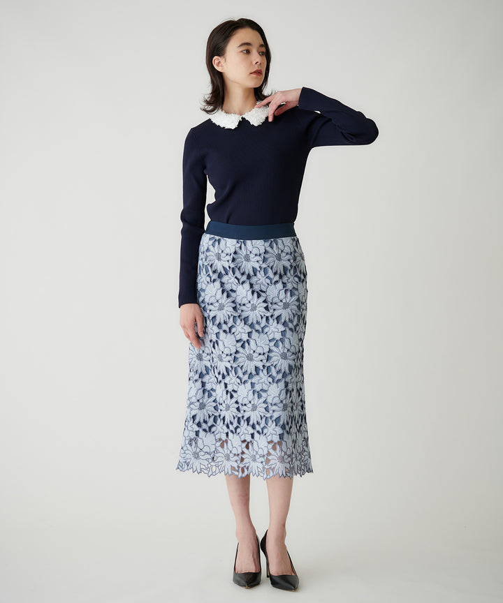 ケミカルレースタイトスカート