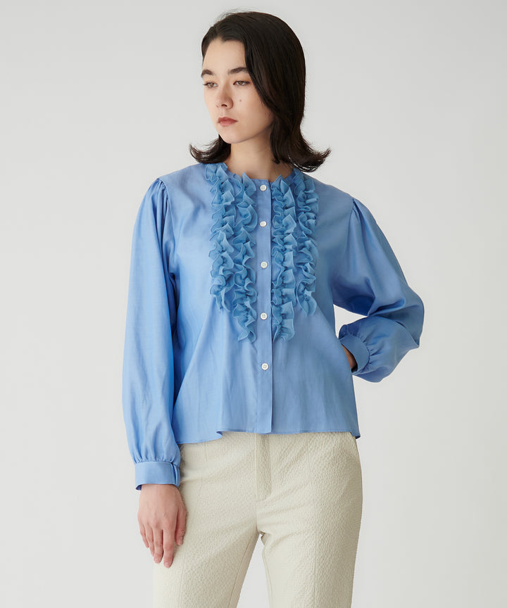 フリルブラウス