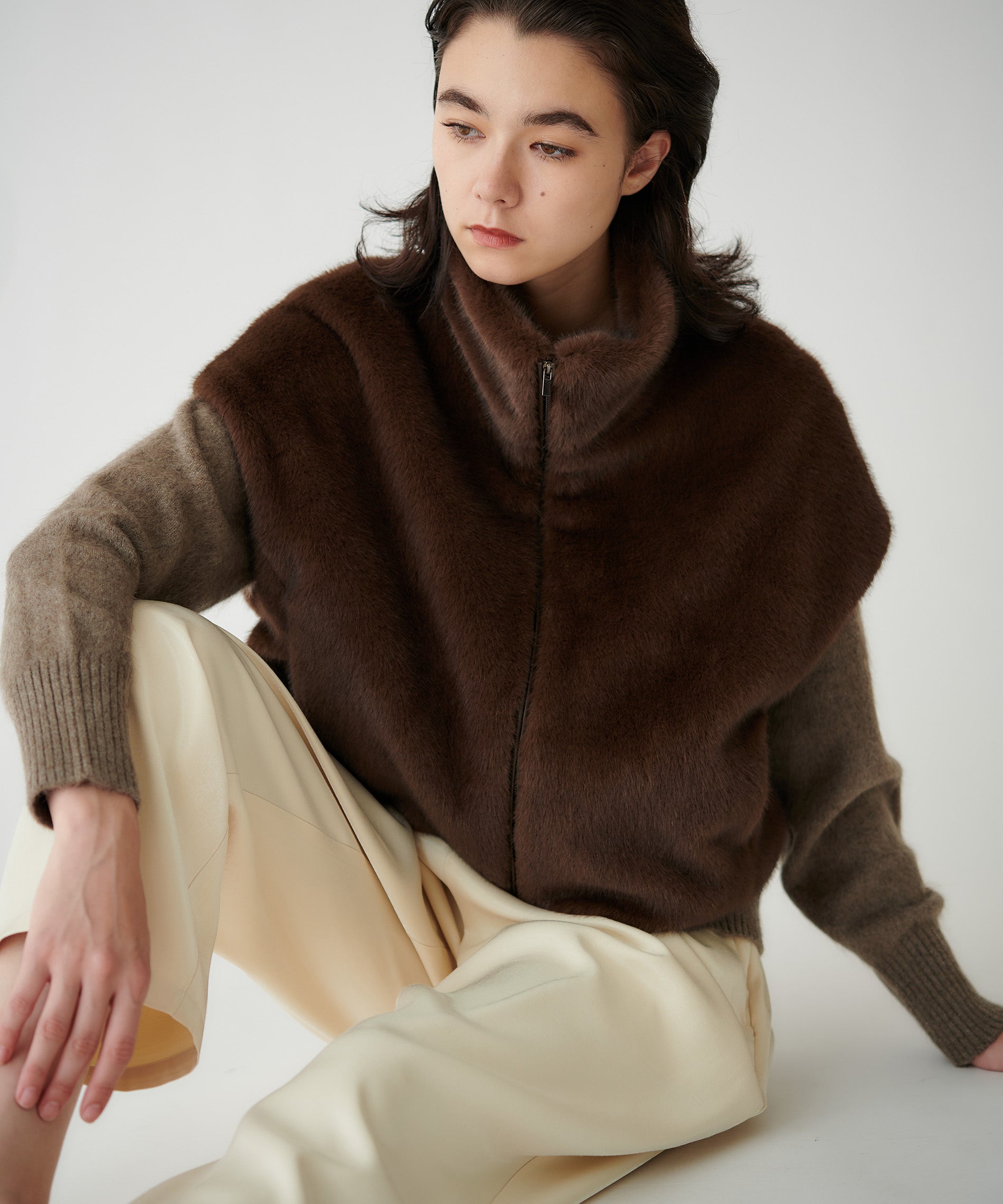 フェイクファーベスト – FACE SANS FARD