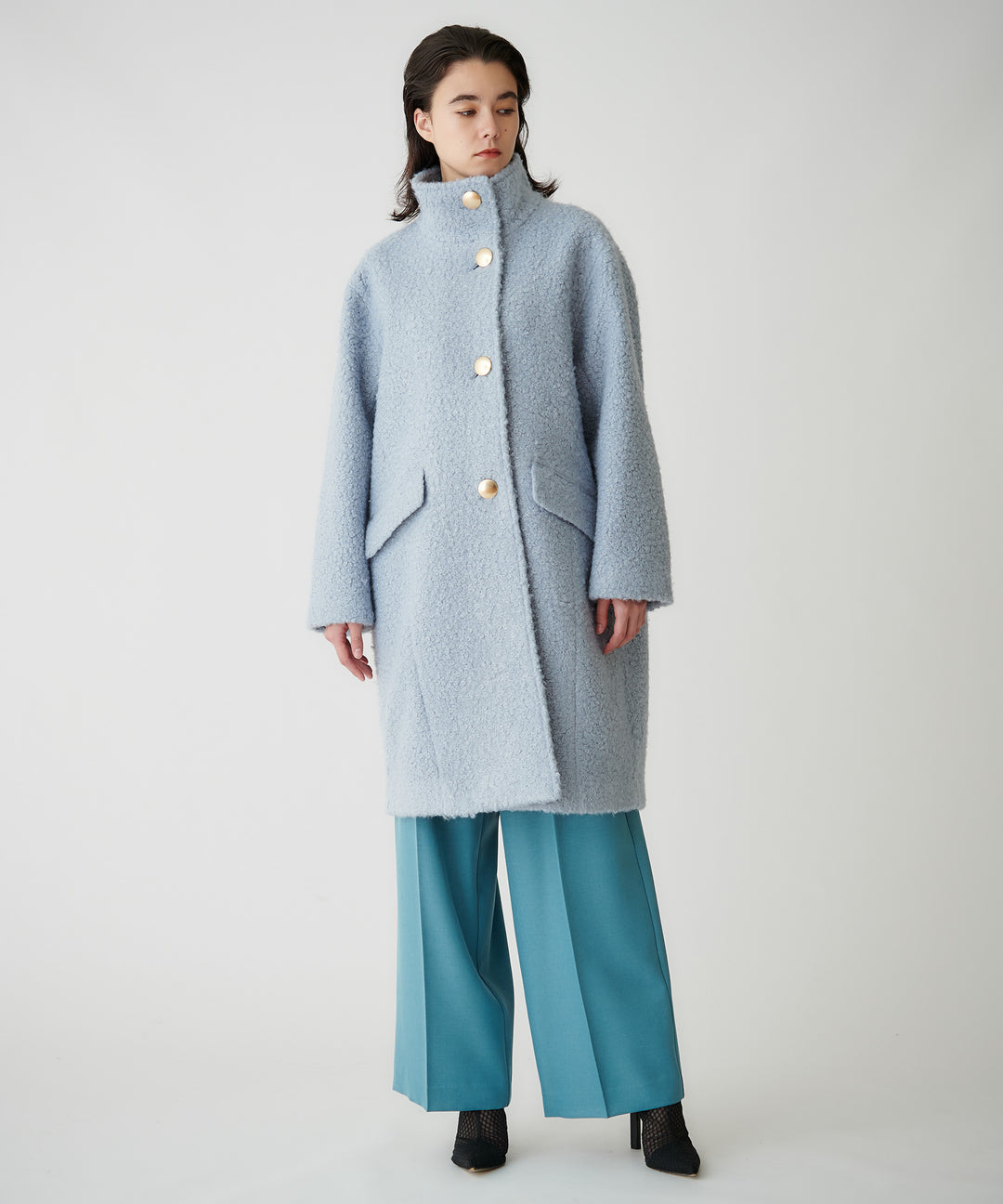 モデル H：172cm / 38 / ライトブルー