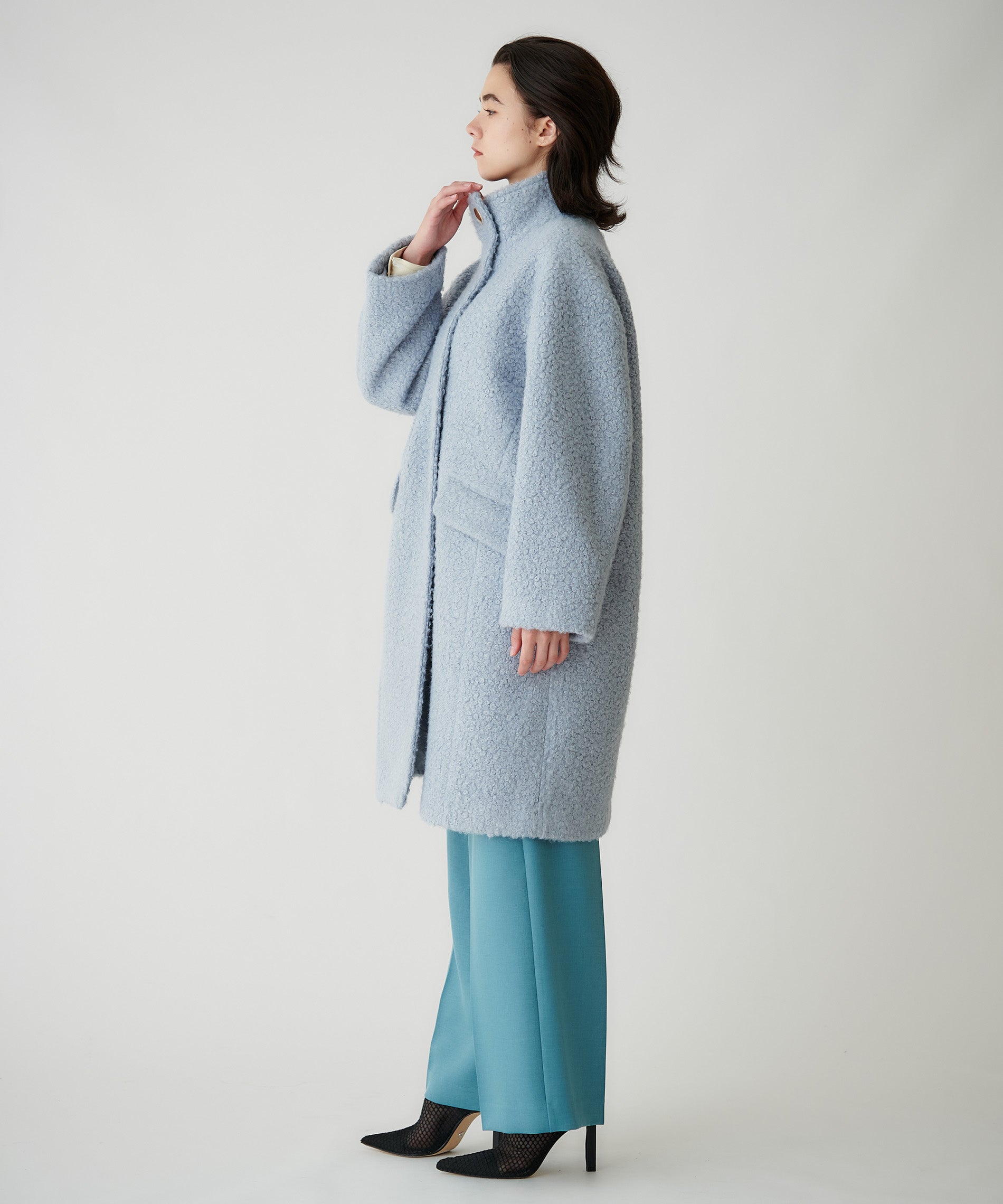 Lumier/プードルコクーンミドルコート/ミックスカラー コクーンミドルコート – FACE SANS FARD