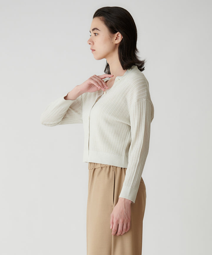 ラメツイード2WAY Vネックカーディガン