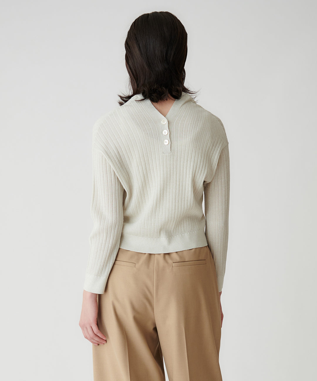 ラメツイード2WAY Vネックカーディガン