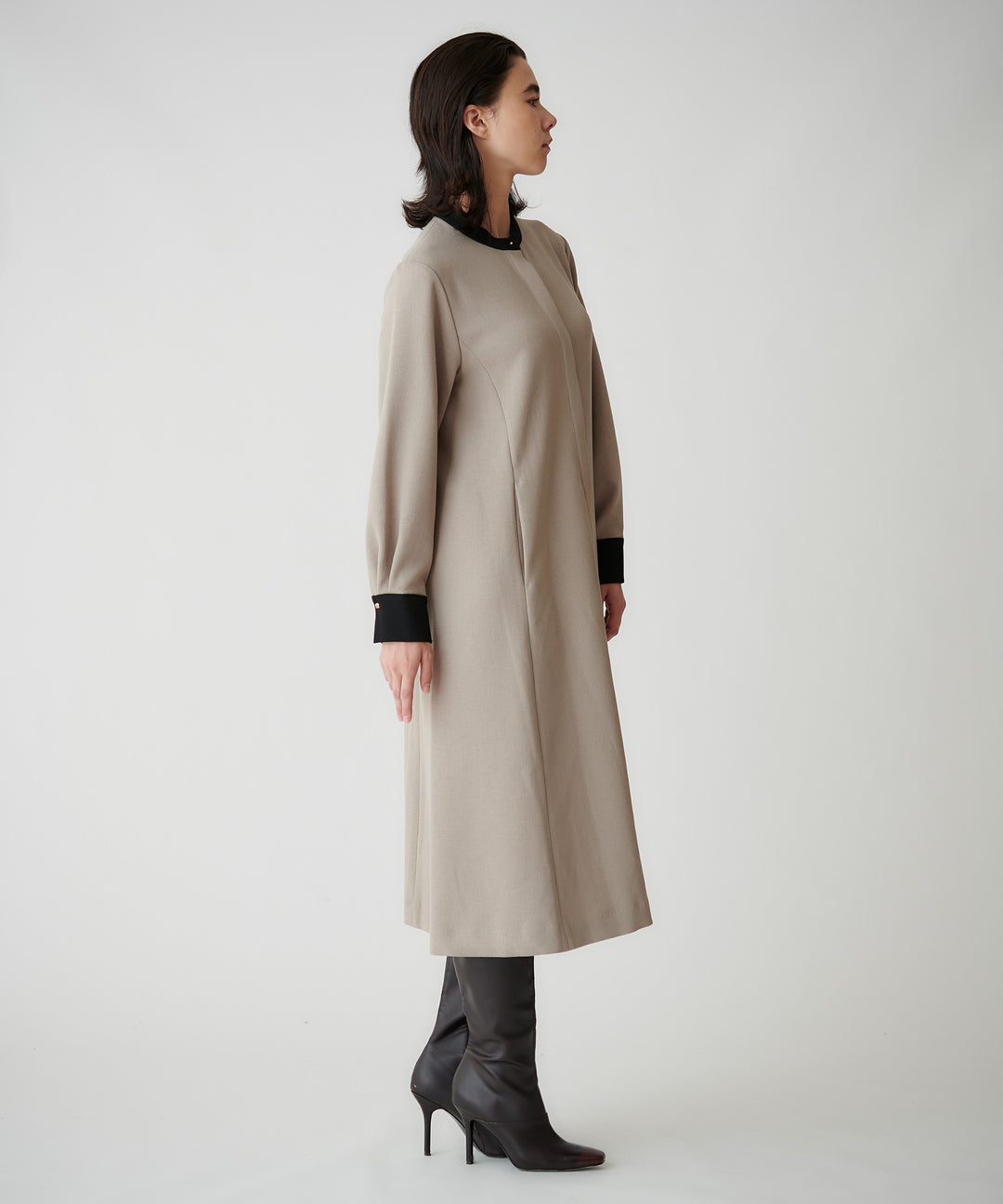 配色デザインワンピース