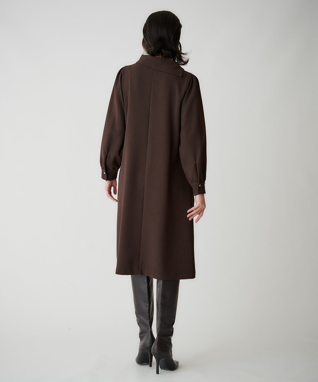 フリルドレープワンピース