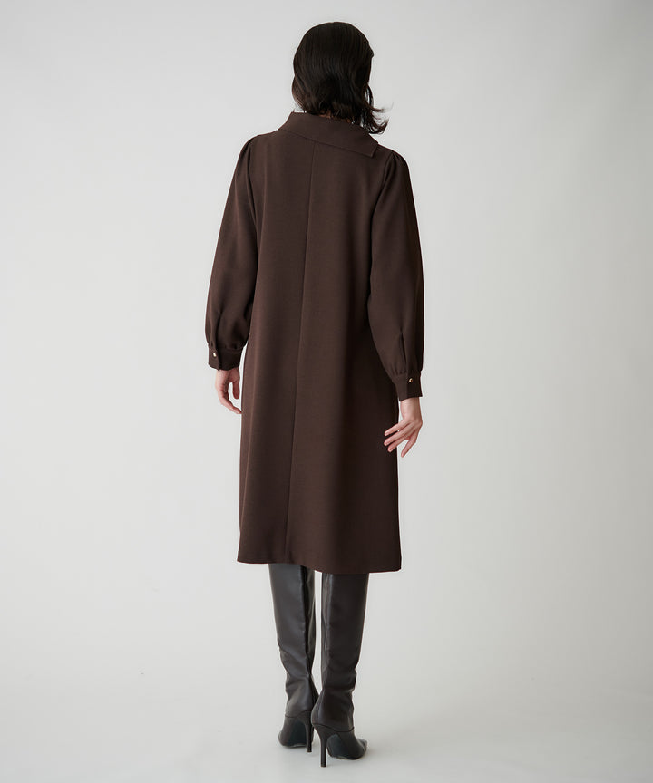 フリルドレープワンピース