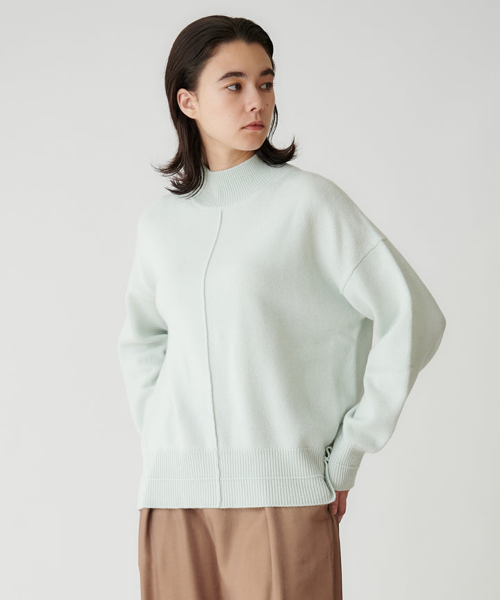 ウールカシミヤハイネックニット