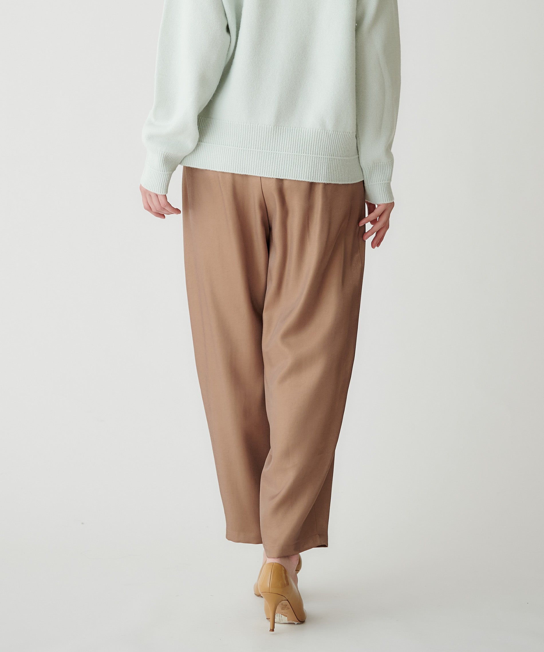 ヴィンテージサテンタックパンツ – FACE SANS FARD