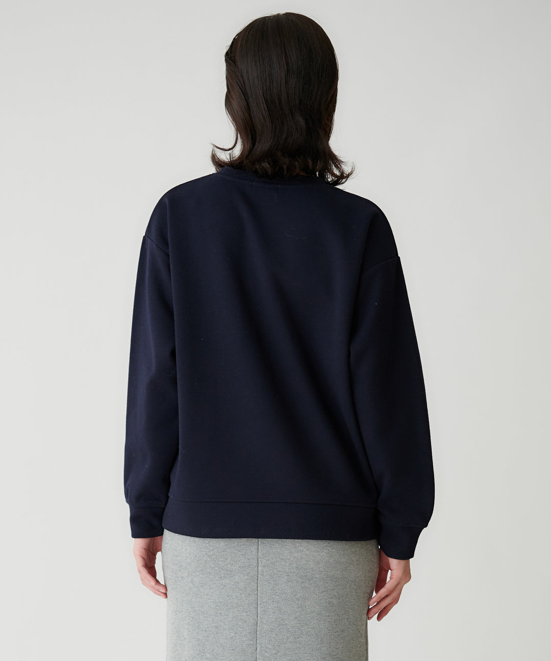 ボンバー裏毛 BIGハートモチーフスウェット