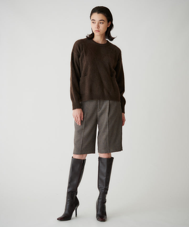 YAK混ポケットニット