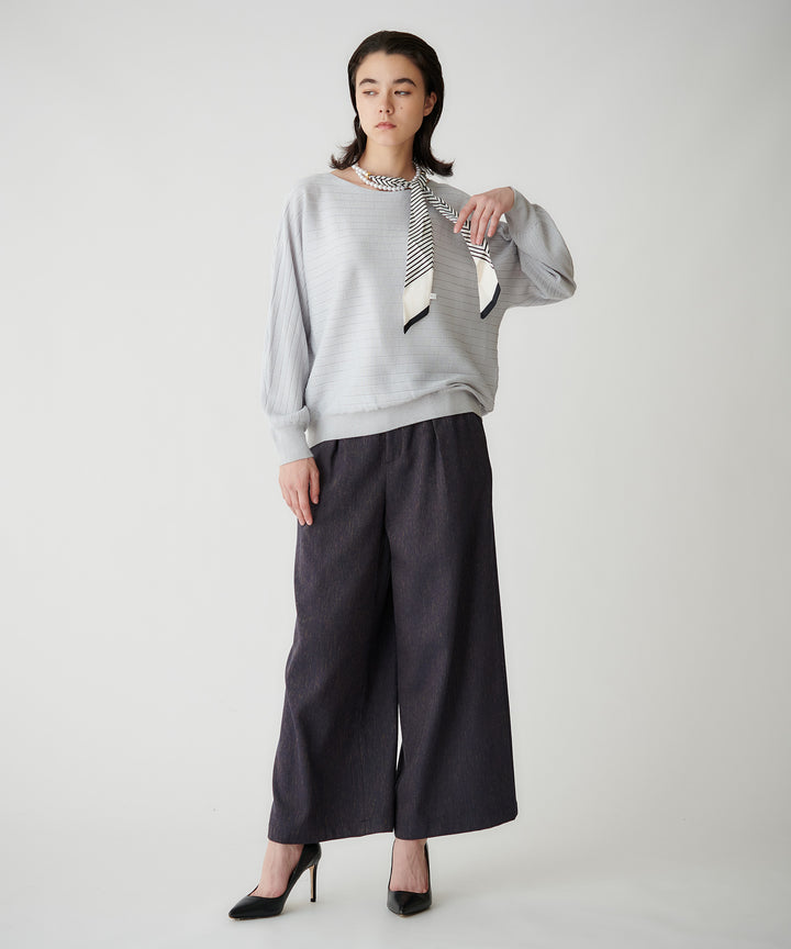 ウールライクワイドパンツ