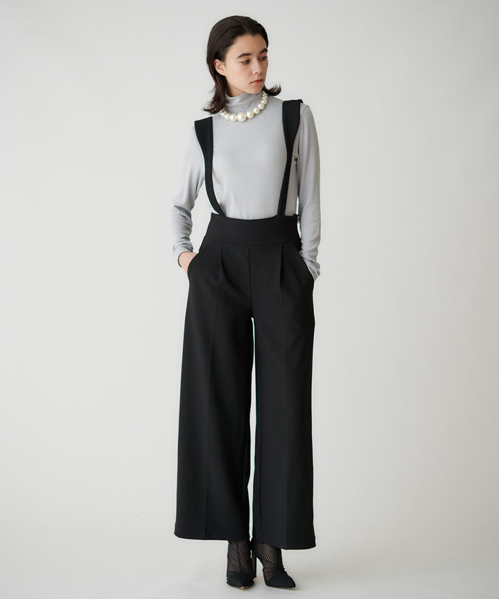 ウール混ベアテレコハイネックインナー