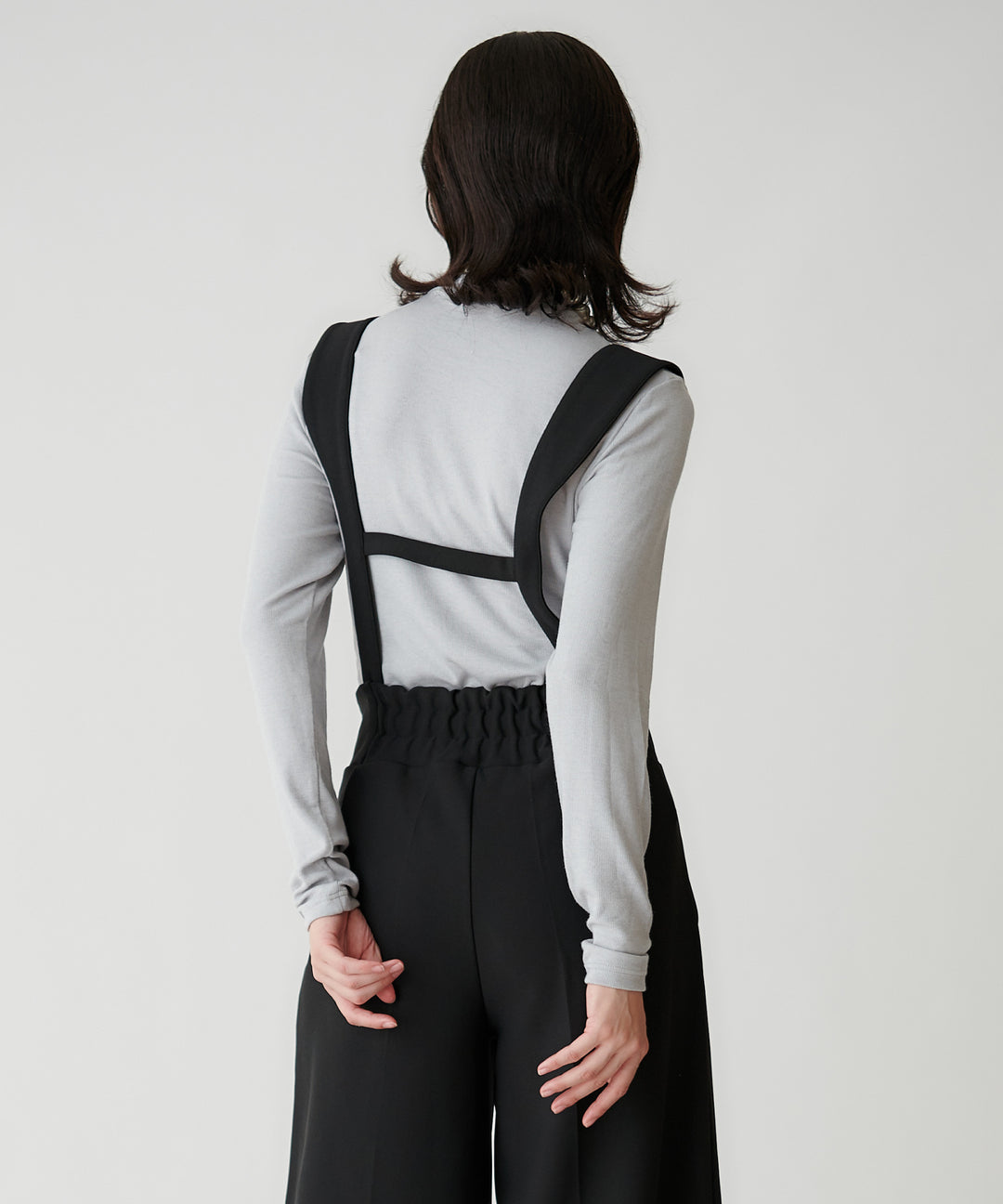 ウール混ベアテレコハイネックインナー