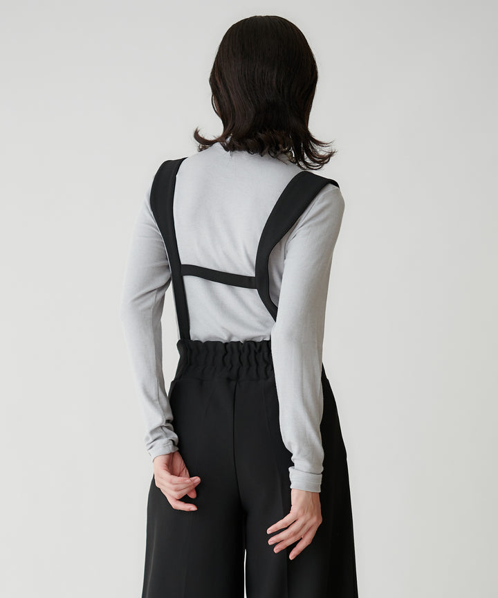 ウール混ベアテレコハイネックインナー