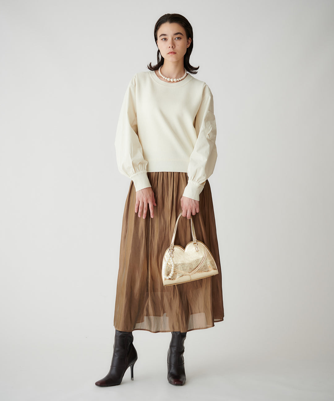 MA-1ライクニットドッキングニット