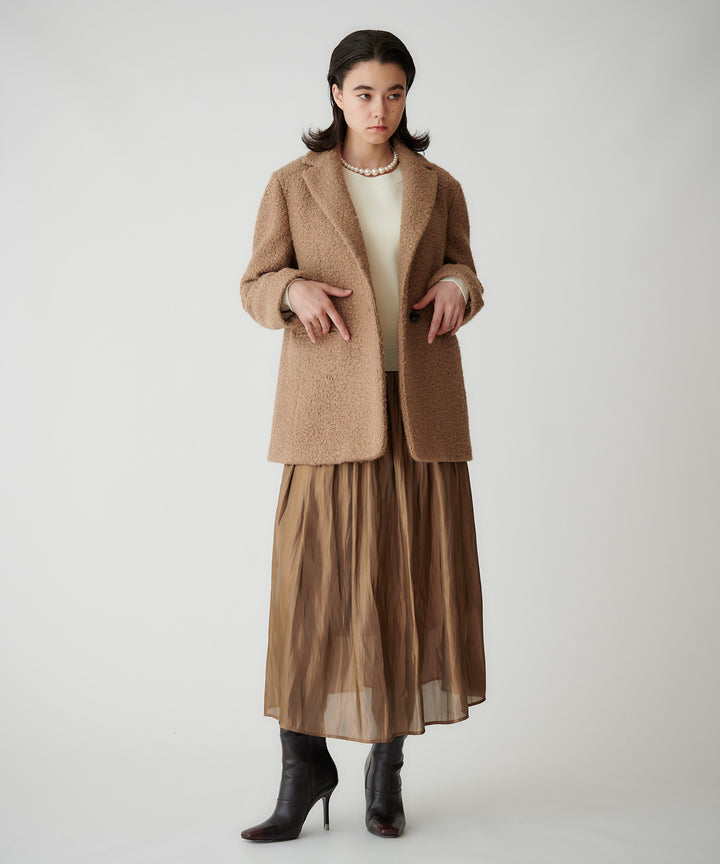 ループヤーンジャケットコート