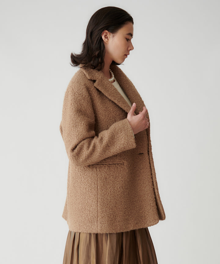 ループヤーンジャケットコート