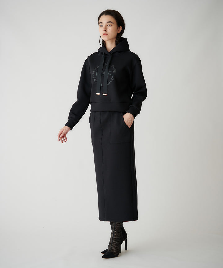 ラバープリントショートパーカー