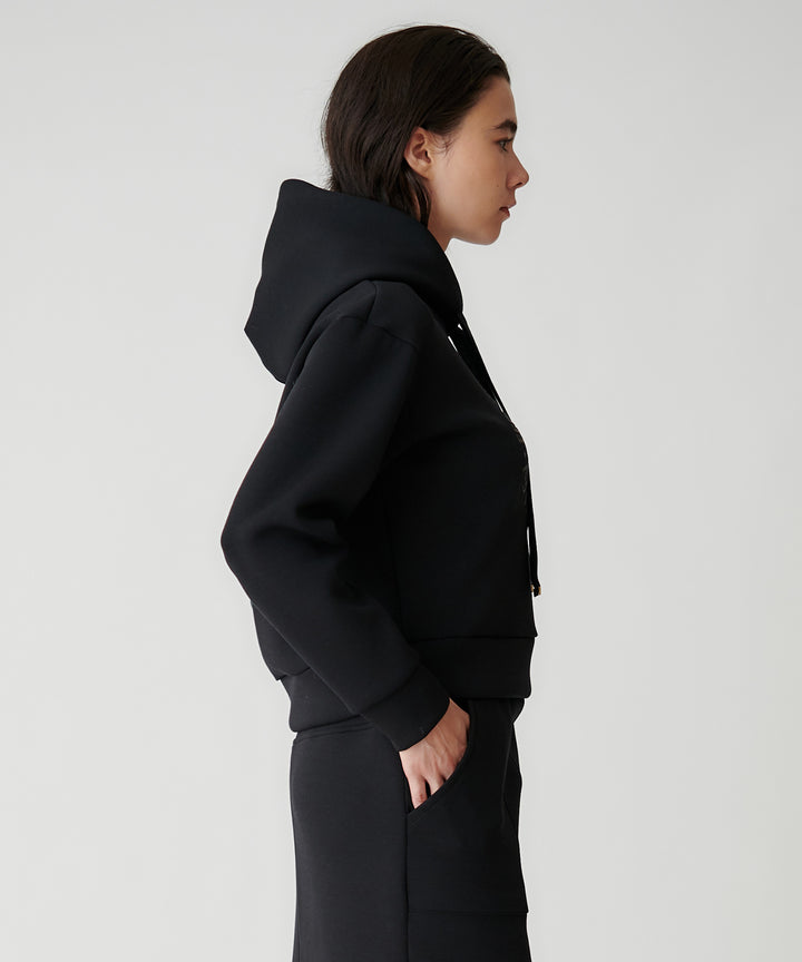 ラバープリントショートパーカー