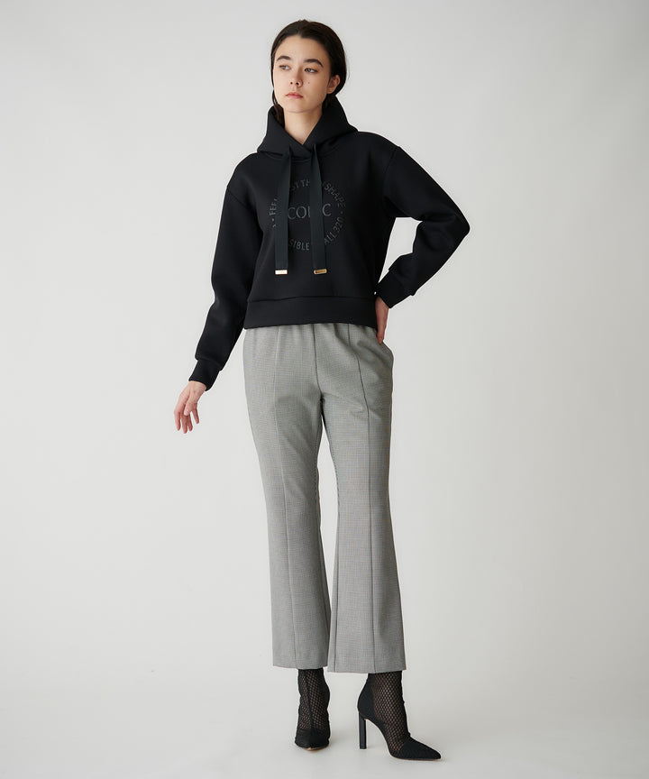 ラバープリントショートパーカー