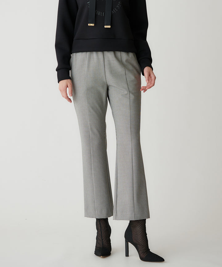 モデル H：172cm / 38 / オフホワイト×ブラック千鳥