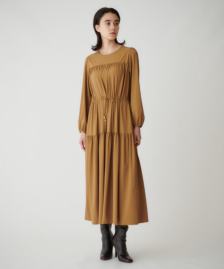 ウエストドロストワンピース