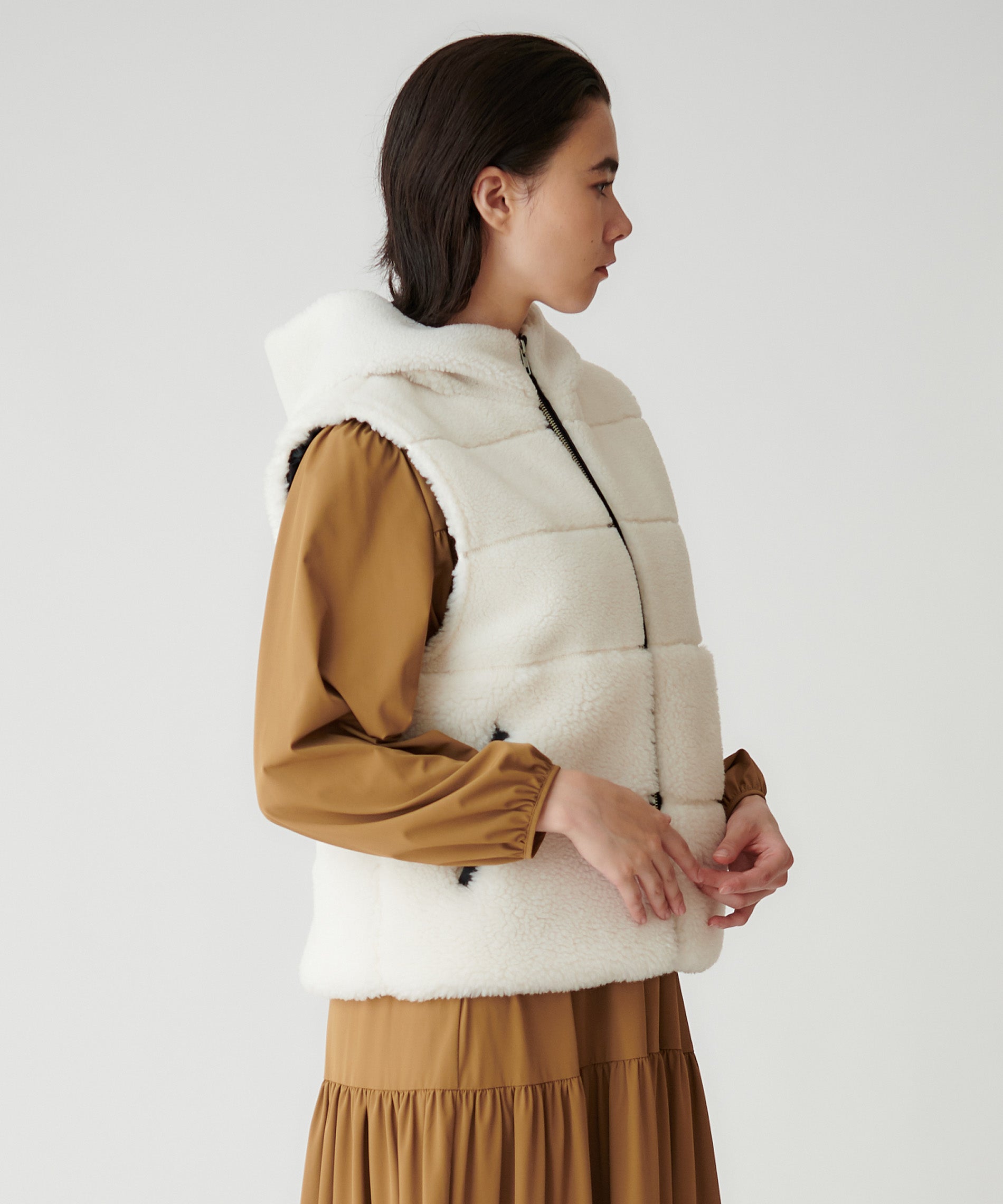 【shanlulu.mama】LASUD☆フード付きボアベスト shanlulu.mama様専用】LASUD☆フード付きボアベスト - メルカリ