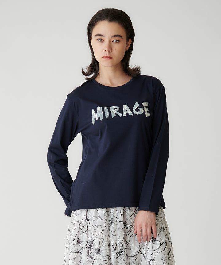 MIRAGEロゴプリントロンT