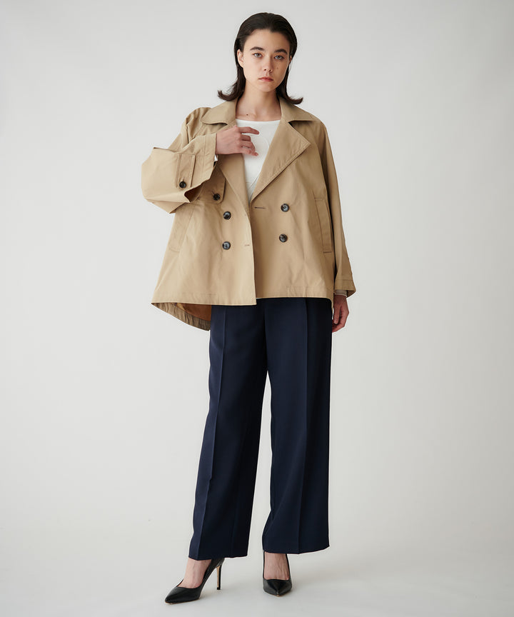 ボレロ風ショートトレンチジャケット