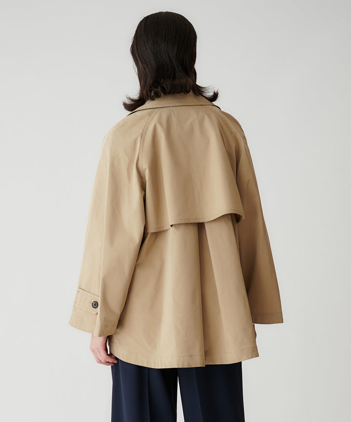 ボレロ風ショートトレンチジャケット