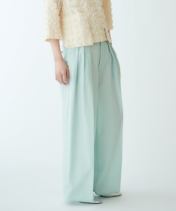 タンブラータックワイドパンツ